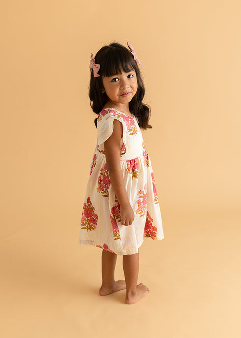 Girls Floral Dress Bouquet